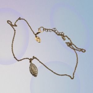 4/$15 football charm necklace